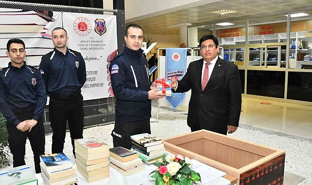 Bağışlanan kitaplar cezaevlerine kütüphane olacak