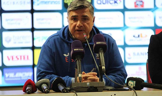 Erdinç Sözer: "Basit uzun bir topla gol yedik ve 3 puanı bıraktık"