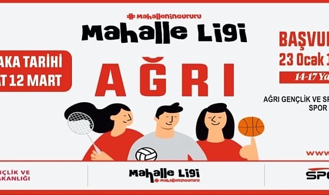 Ağrı'da Mahalle Ligi heyecanı yaşanacak