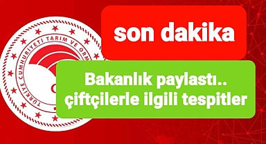 Bakanlık: tespitler paşladı