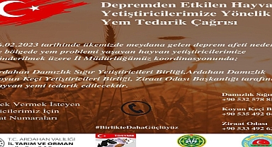 Yem çağrısı yapıldı